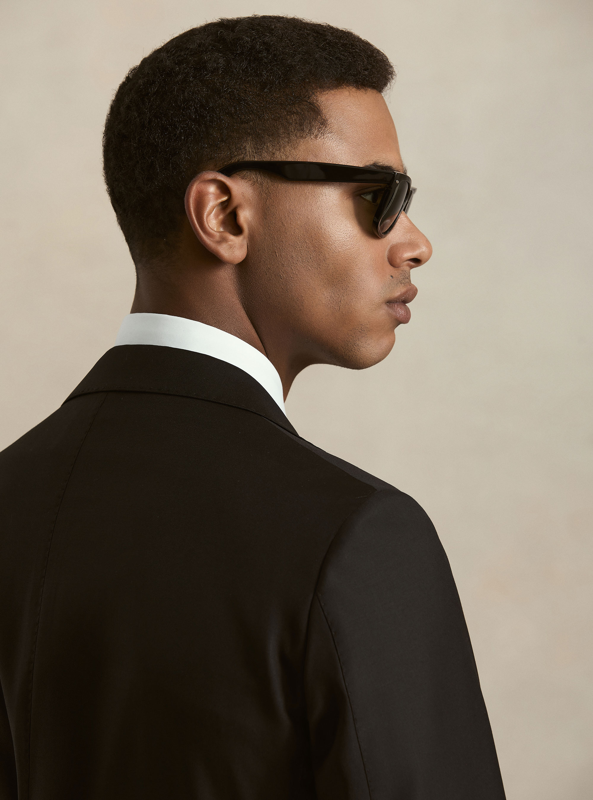 Pure wool suit blazer by Vitale Barberis Canonico, BLACK