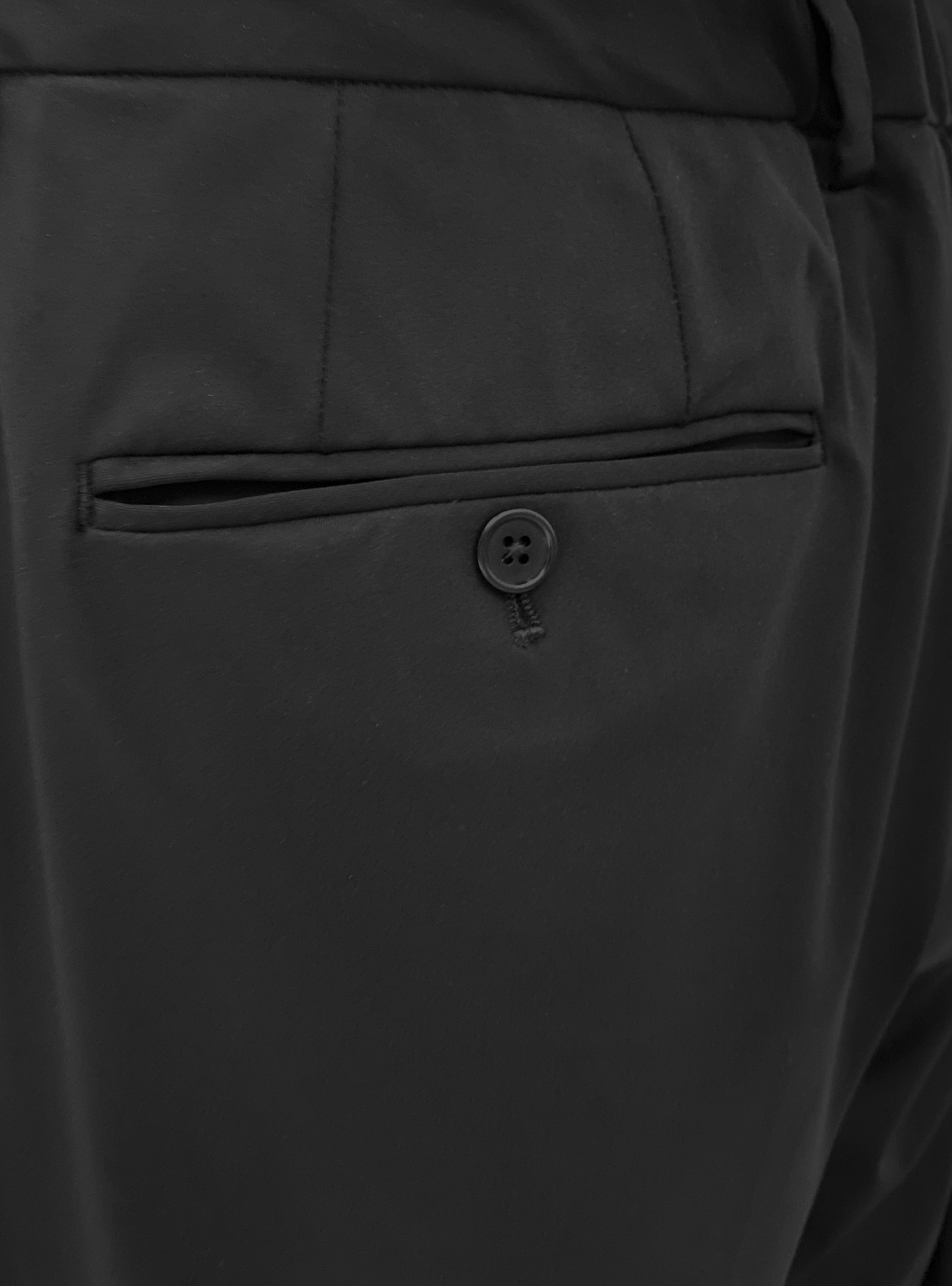 Joggers trousers in technical travelwear fabric, BLACK