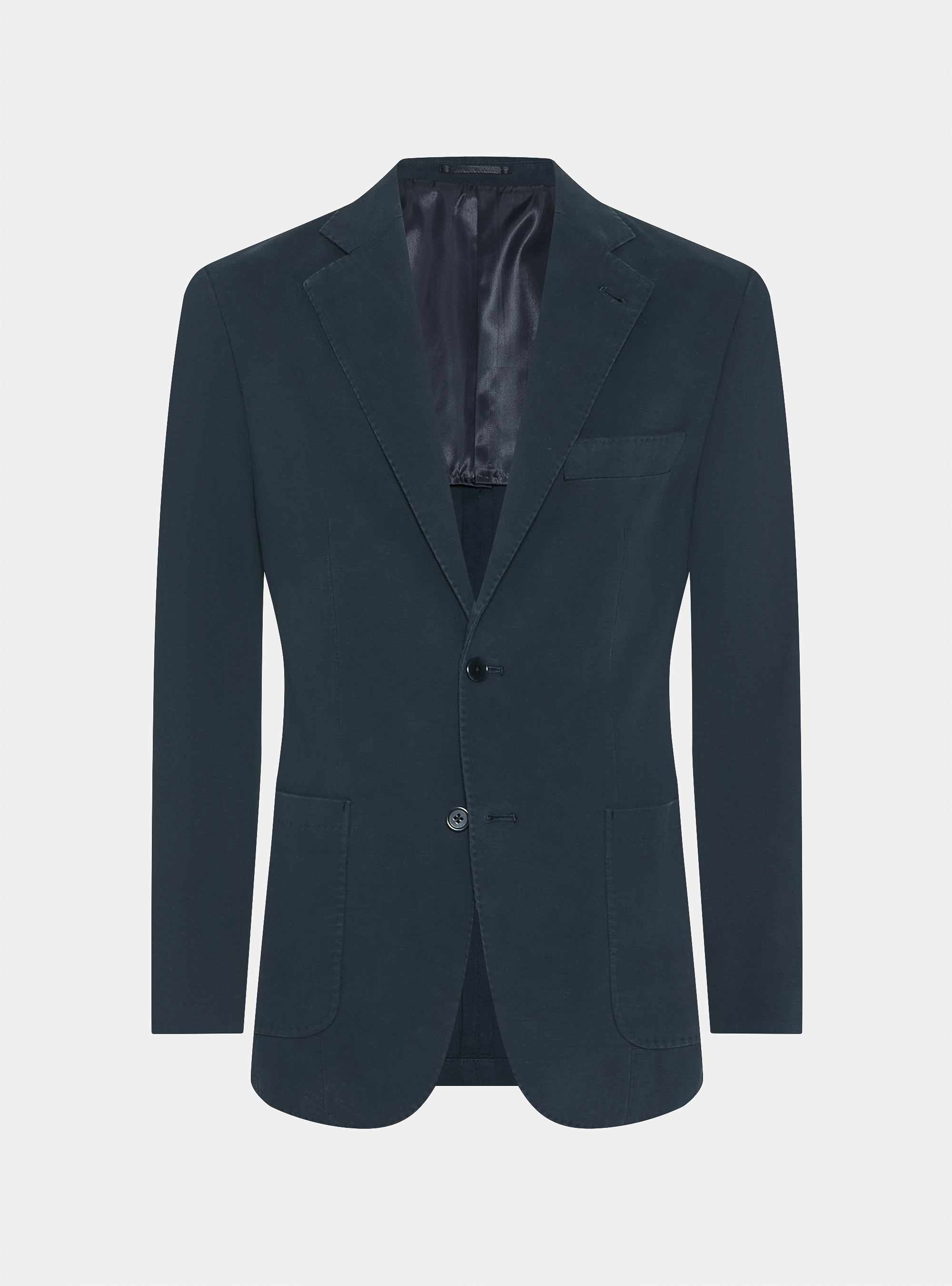Giacca in cotone e cashmere, BLU NAVY