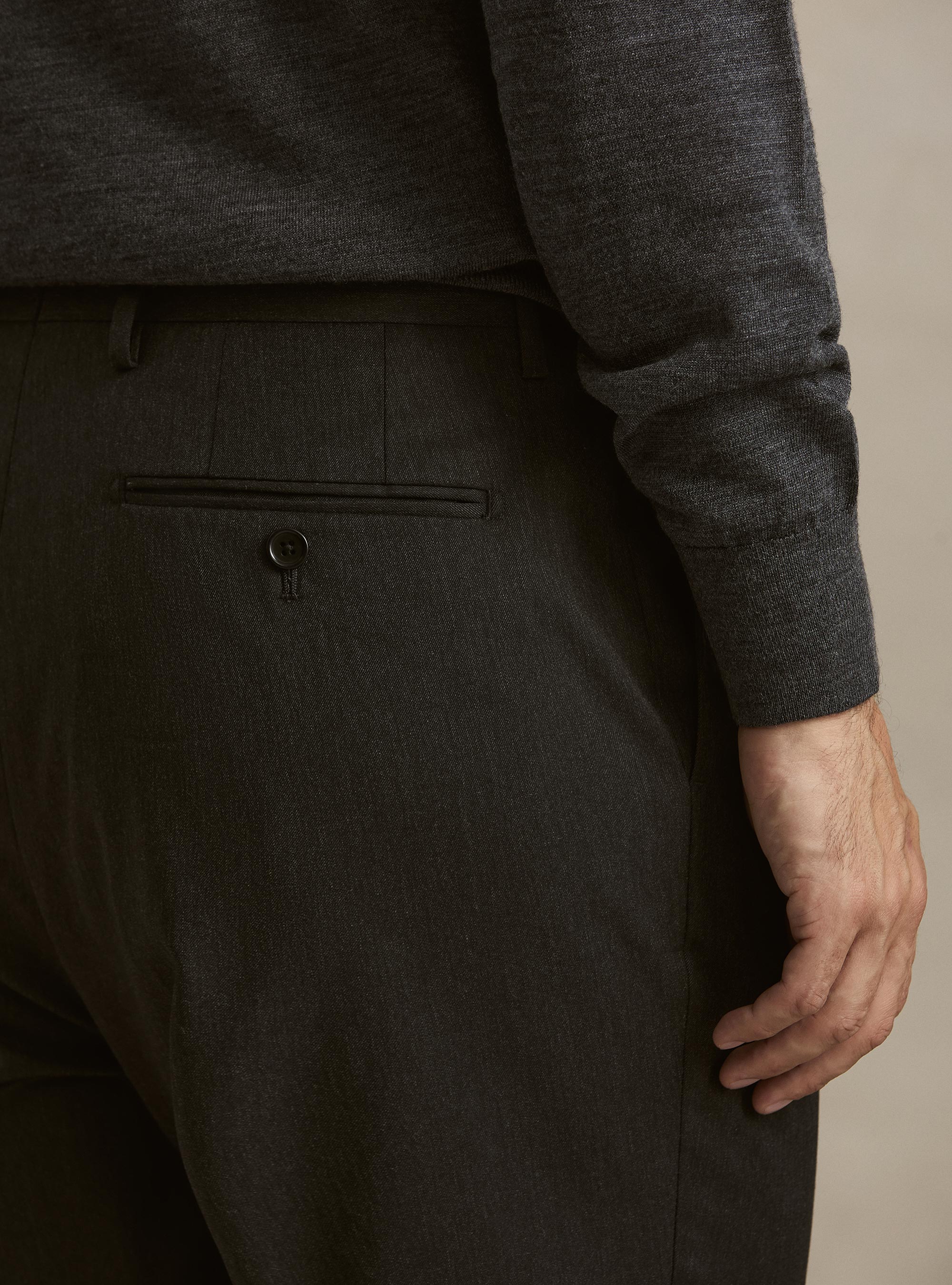 Tailored trousers, ASPHALT GREY