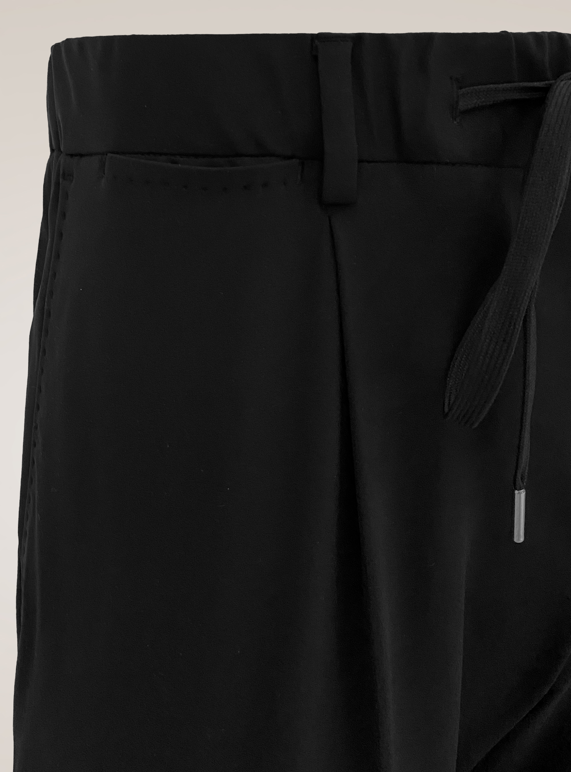 Joggers trousers in technical travelwear fabric, BLACK