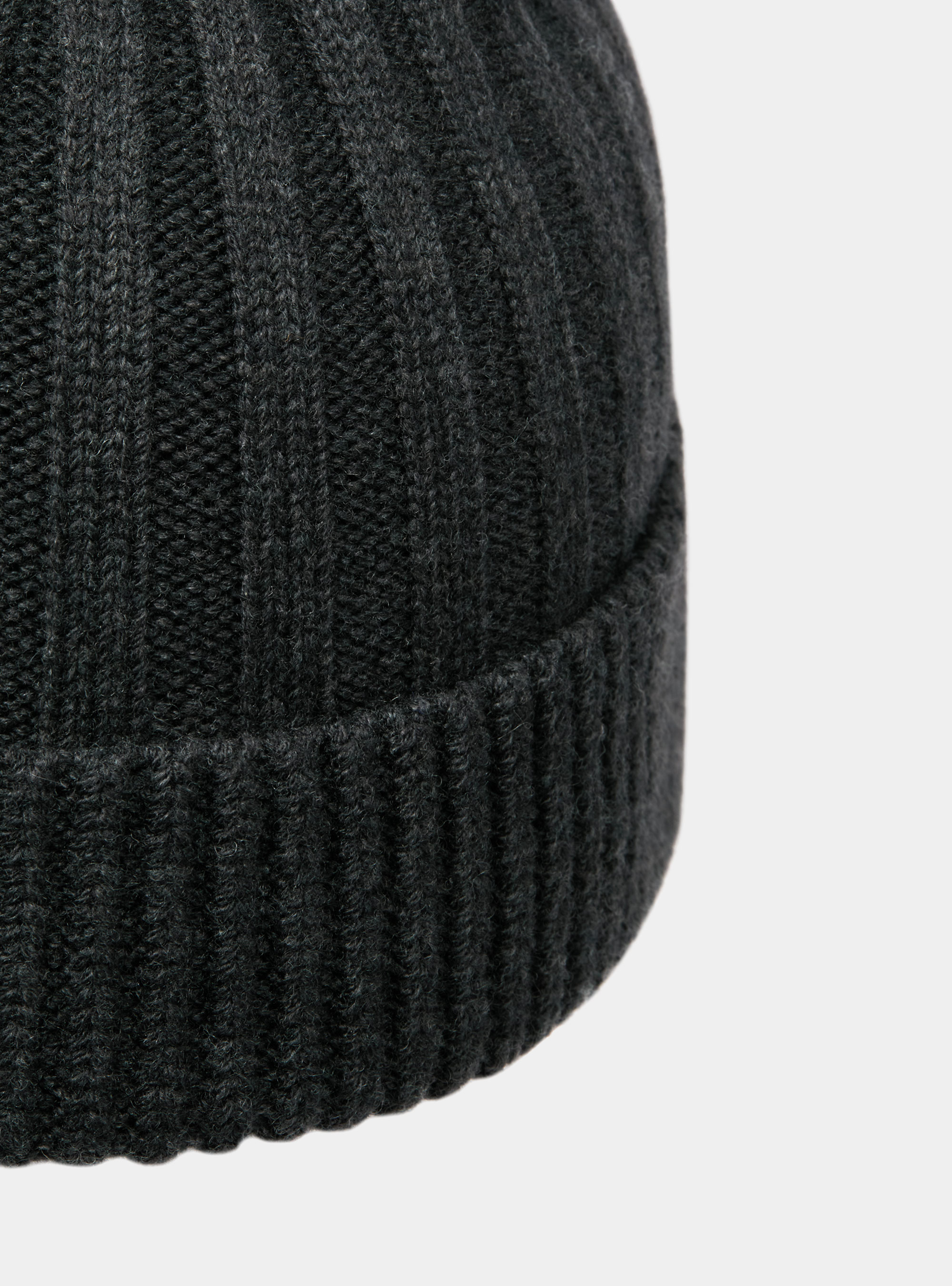 Cappello costa inglese in misto cashmere, ASFALTO