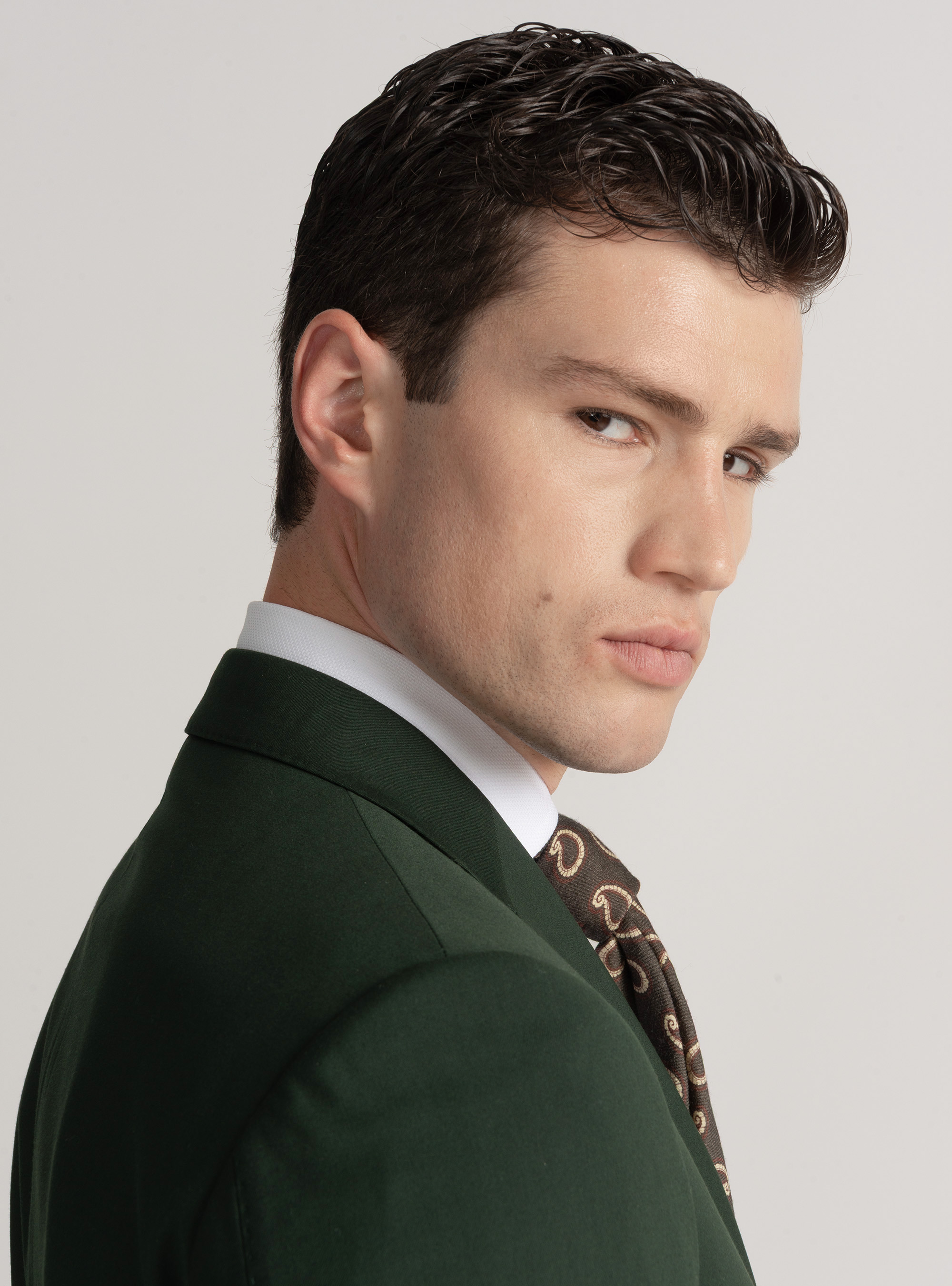 Giacca per abito slim fit, VERDE