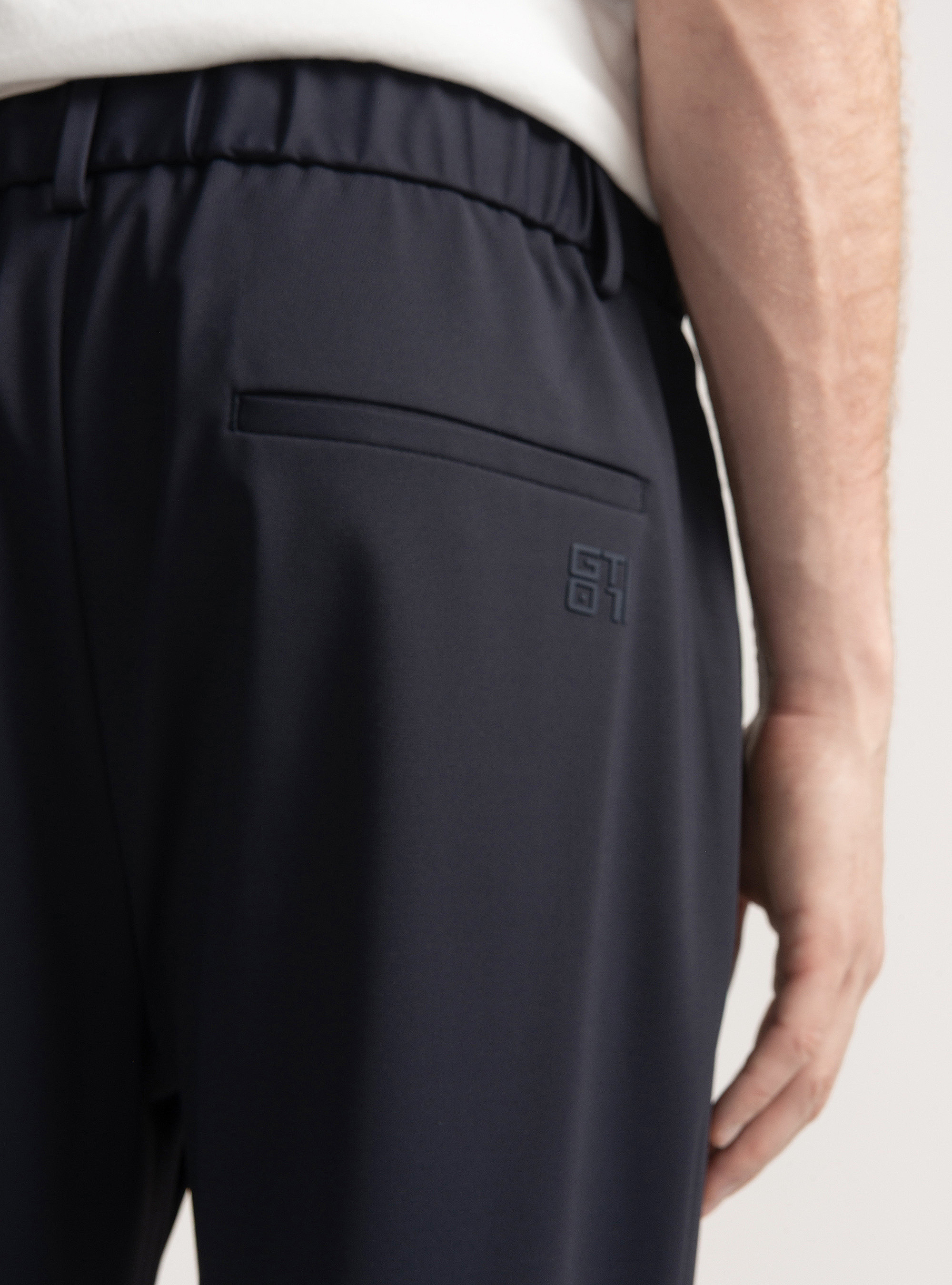 Pantalon GT01 en nylon extensible, BLEU MARINE