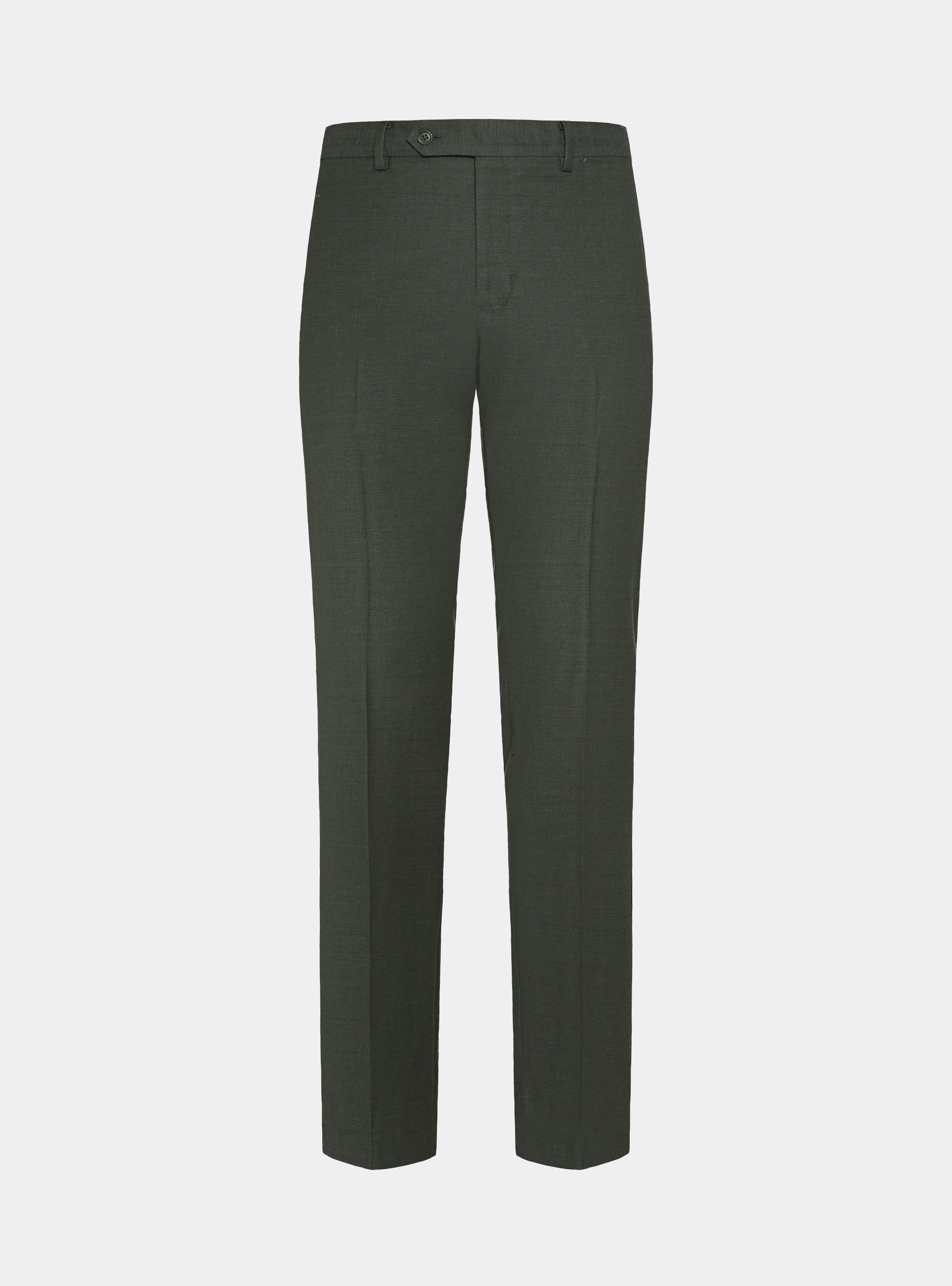 Pantaloni in pura lana superfine 110's, VERDE